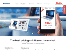 Tablet Screenshot of ellaretail.com